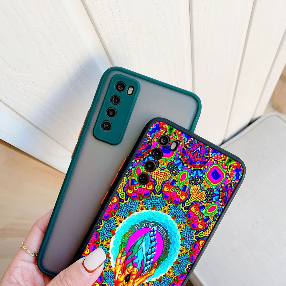 Phone Case For Samsung A14 A53 A52 A51 A34 A33 A32 A31 A24 A23 A22 A14 A13 12 Abstact Trippy Psychedelic Matte Translucent Cover