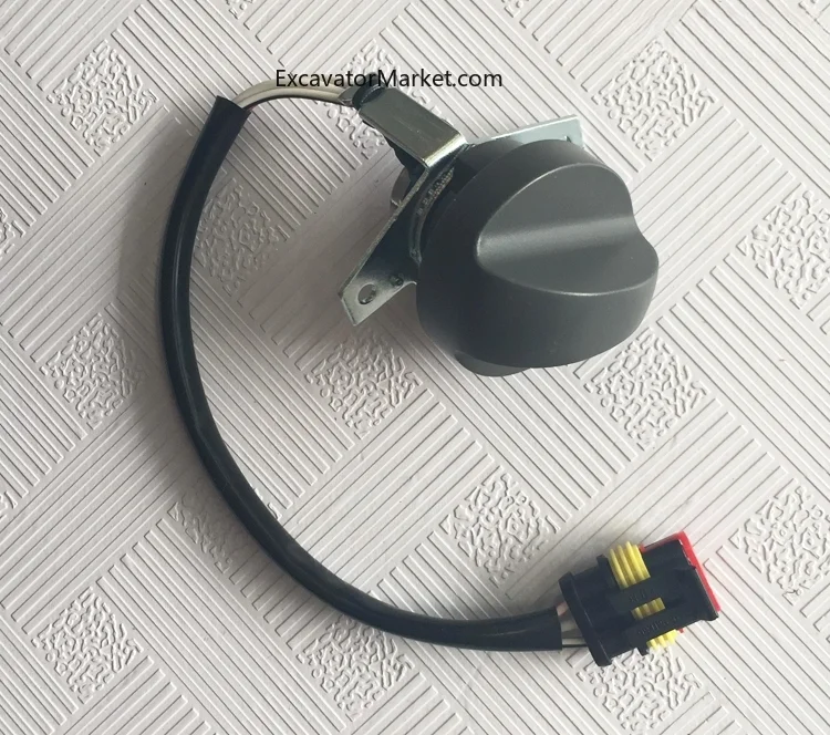 For SANY SY 55/60/65 75 95 135 235 215-8-9 throttle knob switch Throttle knob excavator accessories For excavator