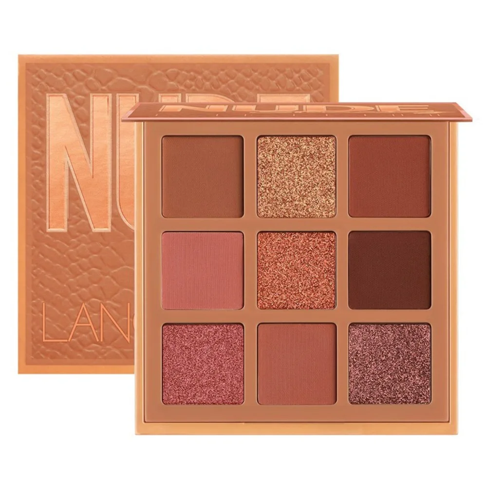 Nuova tavolozza di ombretti da 9 colori Tavolozza di trucco per occhi opaca naturale Trucco per ombretti multifunzionale a lunga durata