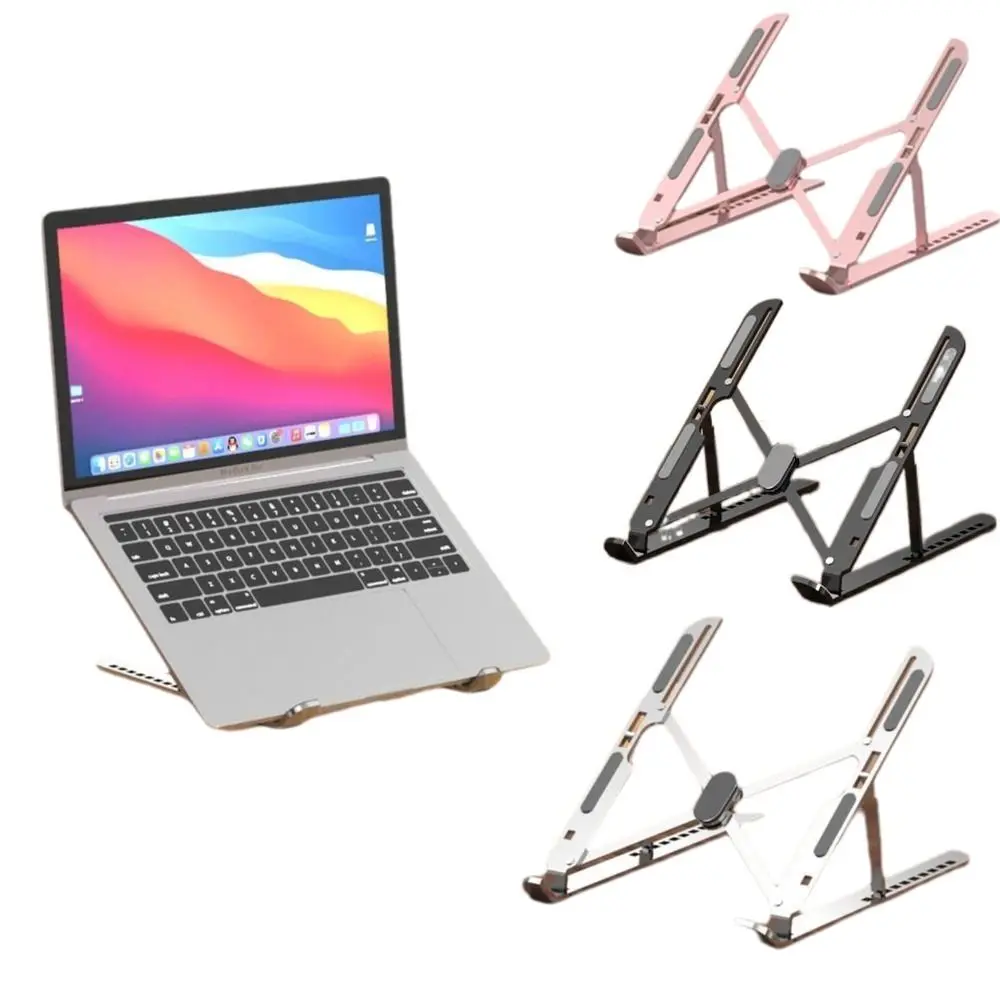 

Foldable Laptop Stand Adjustable Aluminum Alloy Notebook Cooling Bracket Portable PC Accessories Notebook Bracket Support Home