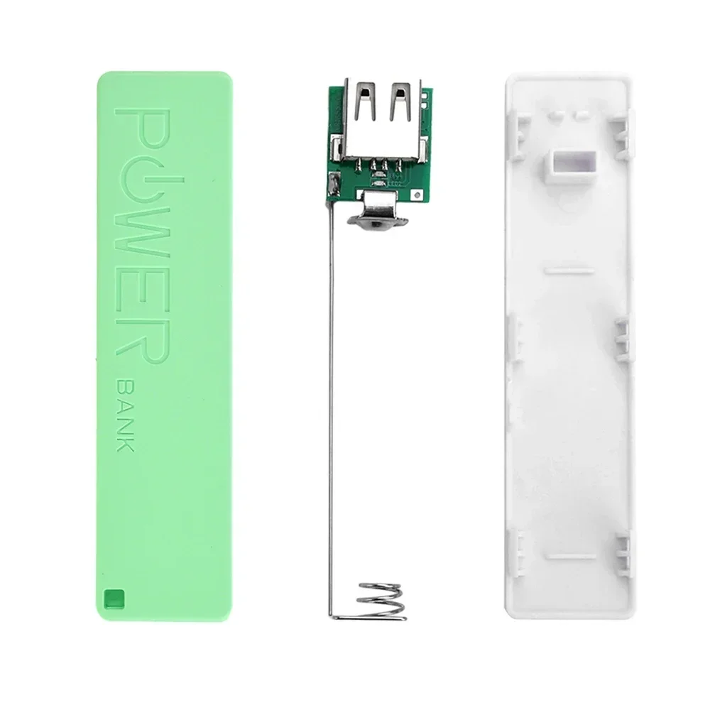 Diy TYPE-C 1 seção 18650 power bank kit carregador de bateria caso portátil usb power bank kit armazenamento caso caixa fonte alimentação móvel