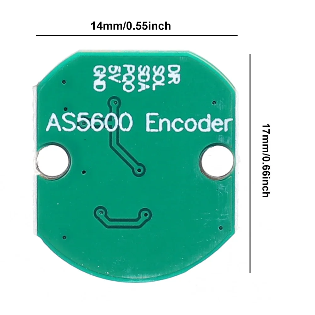 1-3PCS AS5600 Magnetic Induction Angle Measurement Sensor Module High Precision 12-Bit Absolute Value Encoder PWM I2C Interface