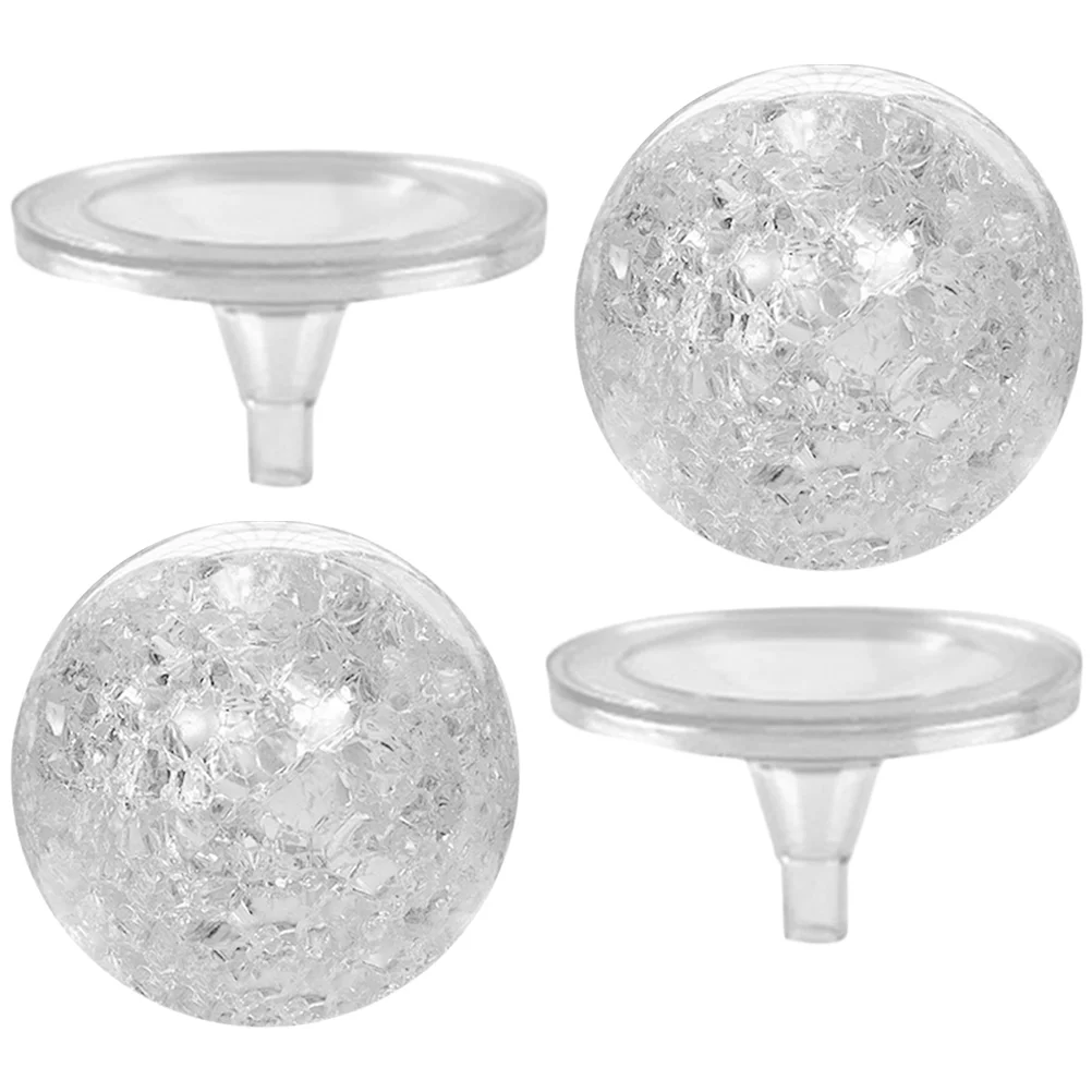 

Bubble Ball Holder Set Fountains Glass Decors Decorative Balls Round Plastic Office Bowling Accessories