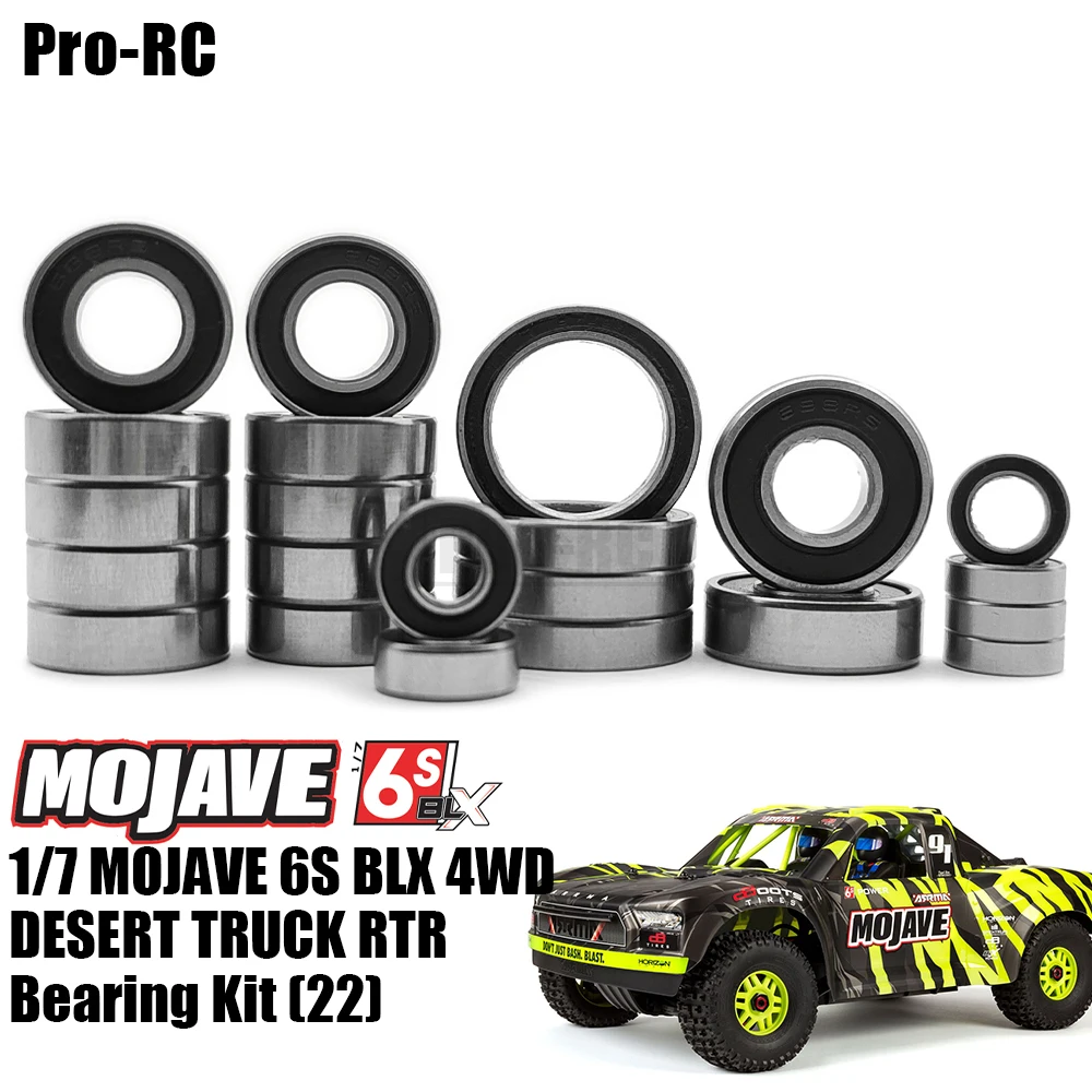 

For Arrma 1/7 Mojave 6S BLX 4WD Desert Truck Sealed Bearing Kit 22Pcs