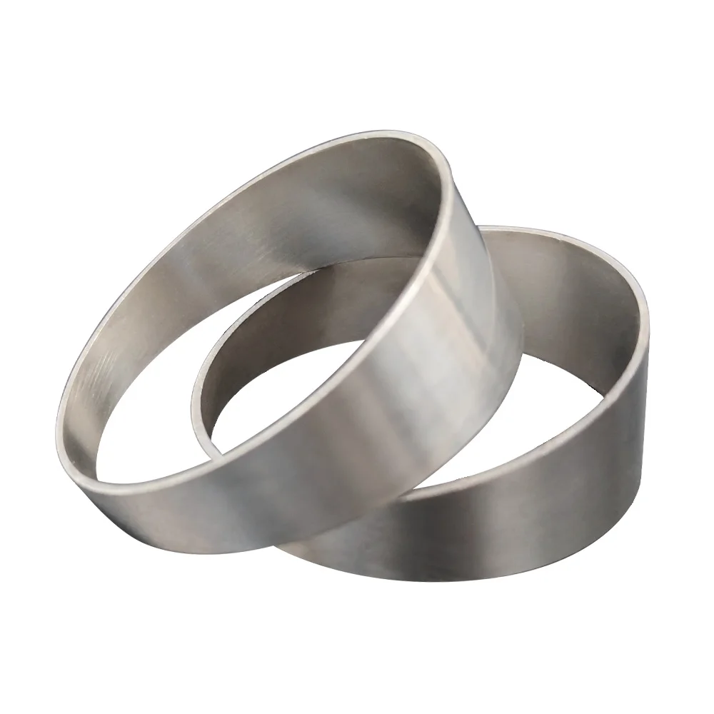 Pièces de rechange automobiles 25-51mm, courbure à 9 degrés, coupe de tarte coudée en titane pour tuyau d'échappement de voiture