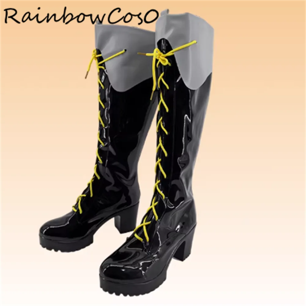 

Обувь для косплея Misumi Uika Arknights, ботинки для игры в аниме, на Хэллоуин, Рождество, RainbowCos0 W5559