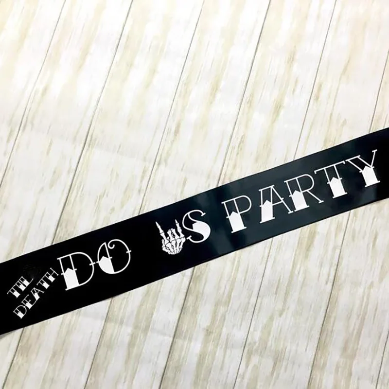 Bride or Die & Til Death Do Us Party Sash Can Cooler Wedding Bride to be bach Bachelorette bridal shower Bridesmaid gift favor