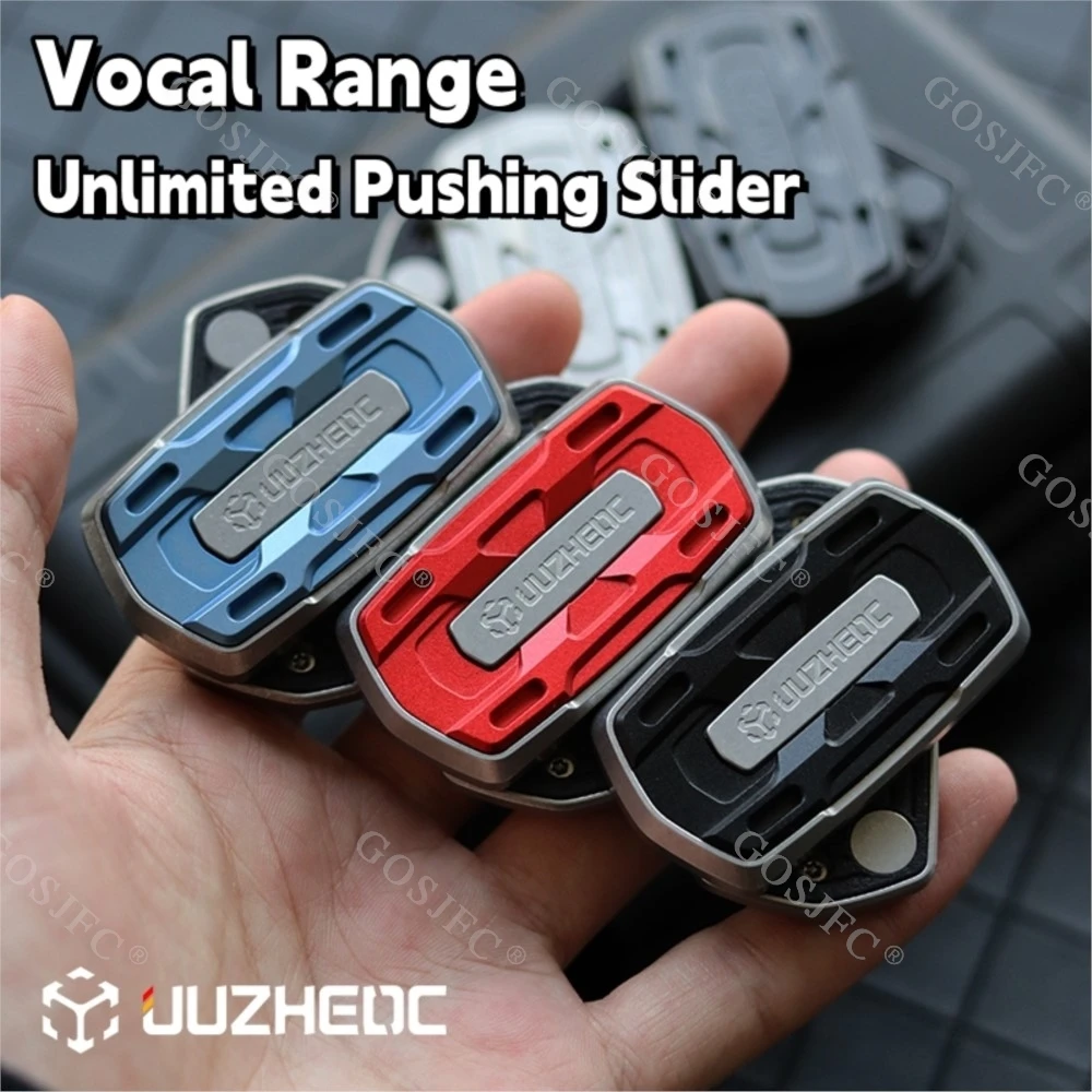 JUZHEDC Vocal Range Unlimited Pushing Slider หมุนซ้ายและขวา 360 °   ของเล่นบรรเทาความเครียด Fidget ของเล่นสําหรับผู้ใหญ่