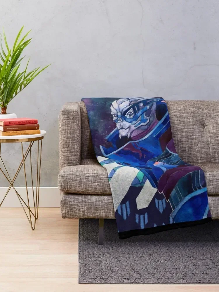 Garrus Vakarian Throw Blanket christmas gifts Luxury Thicken halloween Blankets