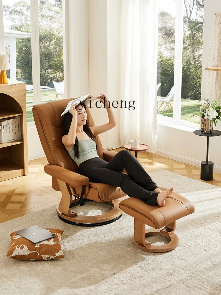 

LX Living Room Recliner Light Luxury Home Single Sofa Chair Multi-Functional