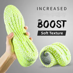 Plantilla de espuma de partículas de arroz para hombres y mujeres, plantilla de PU para correr, transpirable, suave, protege las rodillas, pies