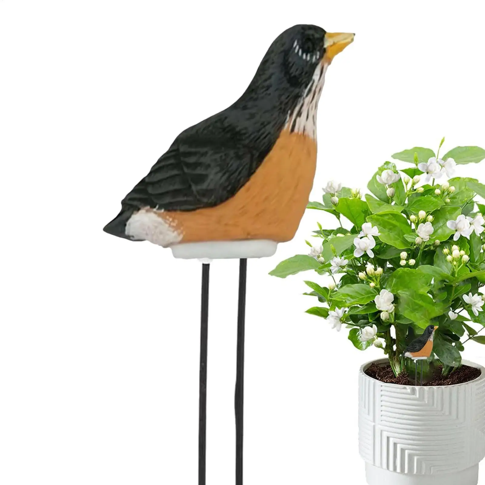 

Soil Meter For Gardening Bird-Shaped Garden Moisture Meter Resin Garden Decoration Intelligent Plant Hygrometer For Agriculture
