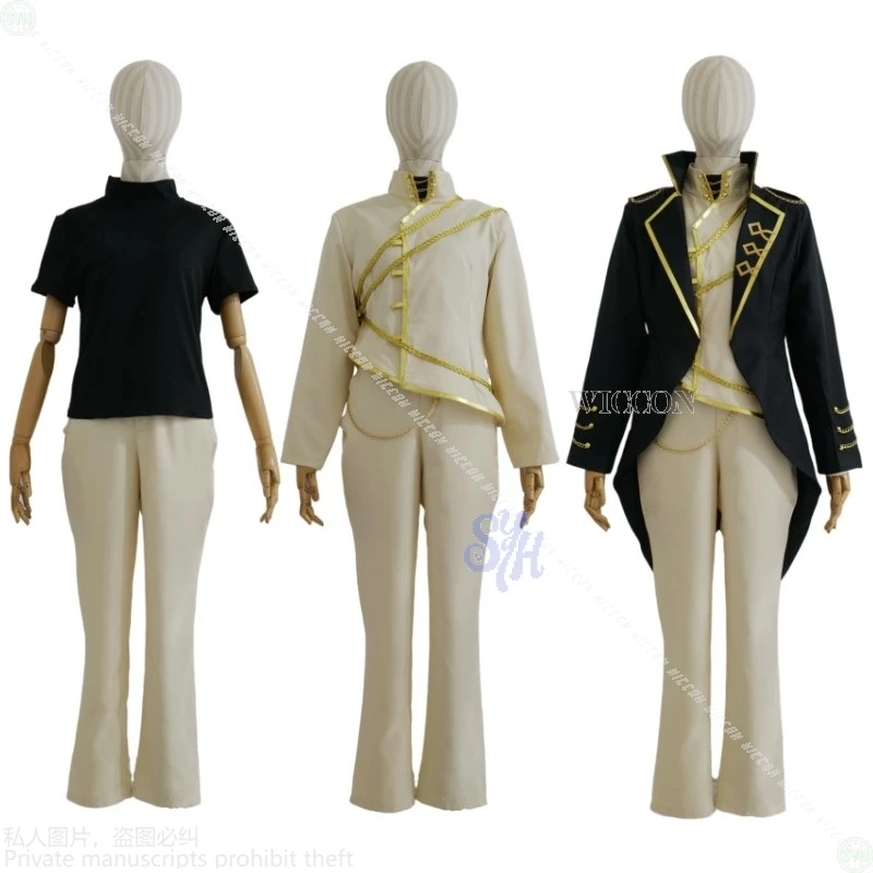 ชุดคอสเพลย์อนิเมะเกม Limbus Company Sancho สไตล์วินเทจแบบราชสำนัก พร้อมผ้าคลุมไหล่แบบมีปกสำหรับงานปาร์ตี้ฮาโลวีน
