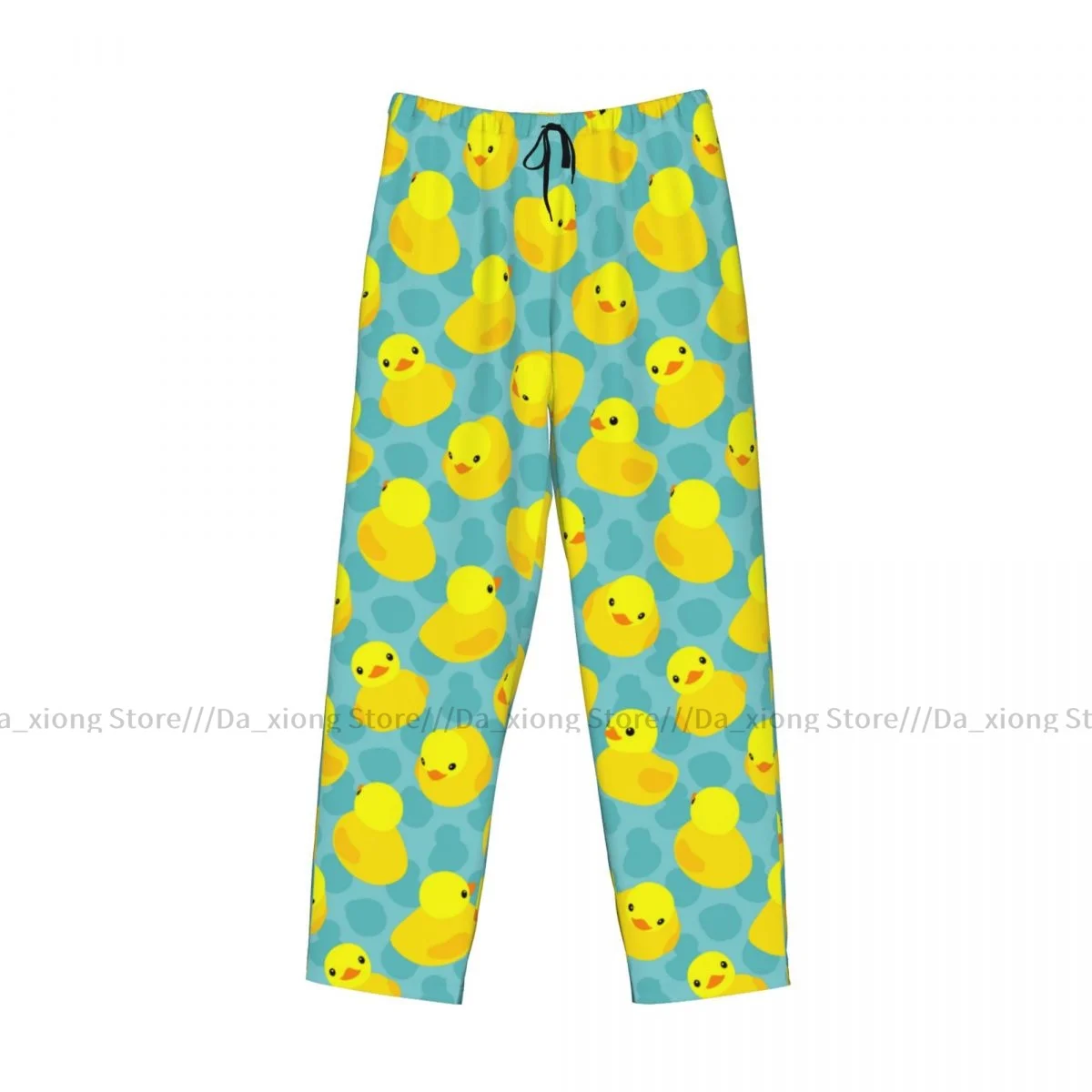 Funny Yellow Rubber Ducks Mens Pajamas Pyjamas Pants Lounge Pants Sleep Bottoms