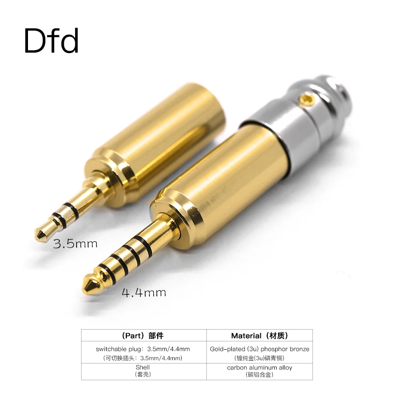 

Dfd, Попеременный штекер, Модульный Штекер, переключаемая розетка, сменный штекер 4,4 3,5 2,5, гнездовой разъем hakugei