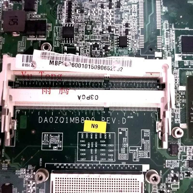 MBPSL06001 เมนบอร์ดแล็ปท็อปเหมาะสําหรับ Acer cer Asipre 4745 4745T 4745TG DA0ZQ1MB8D0 100% ทดสอบการจัดส่ง