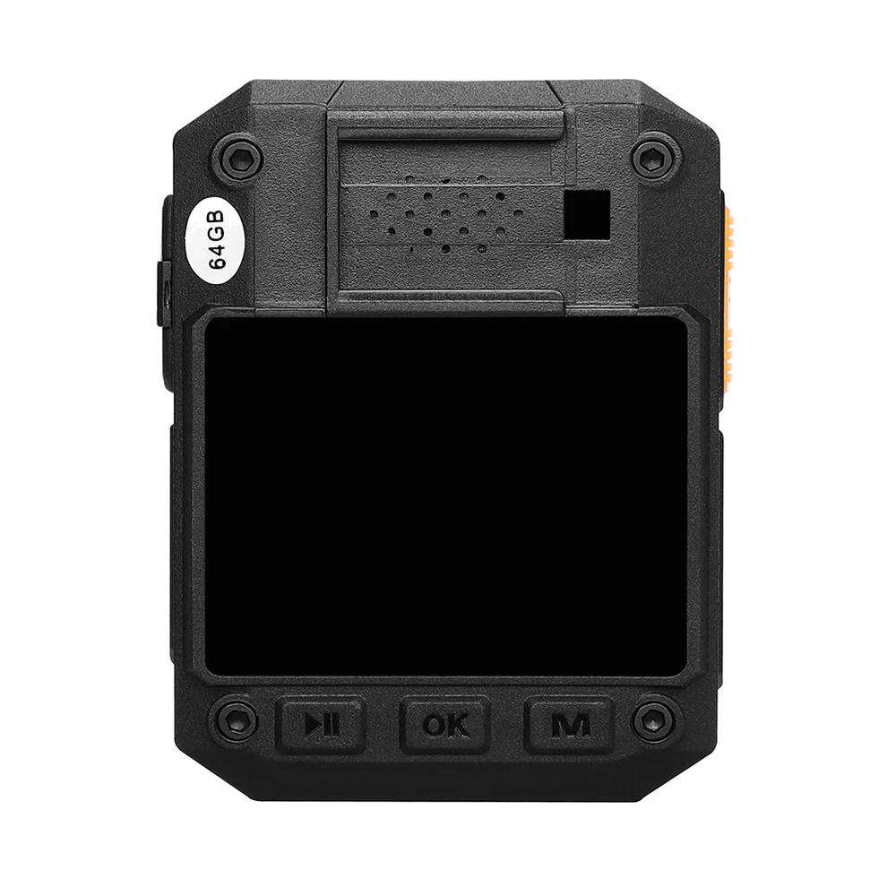Bosesh H.265 LCD Screen Body-Worn Enforcement Camera Built-in Battery Infrared Night Vision Mini Security Audio Video Recorder
