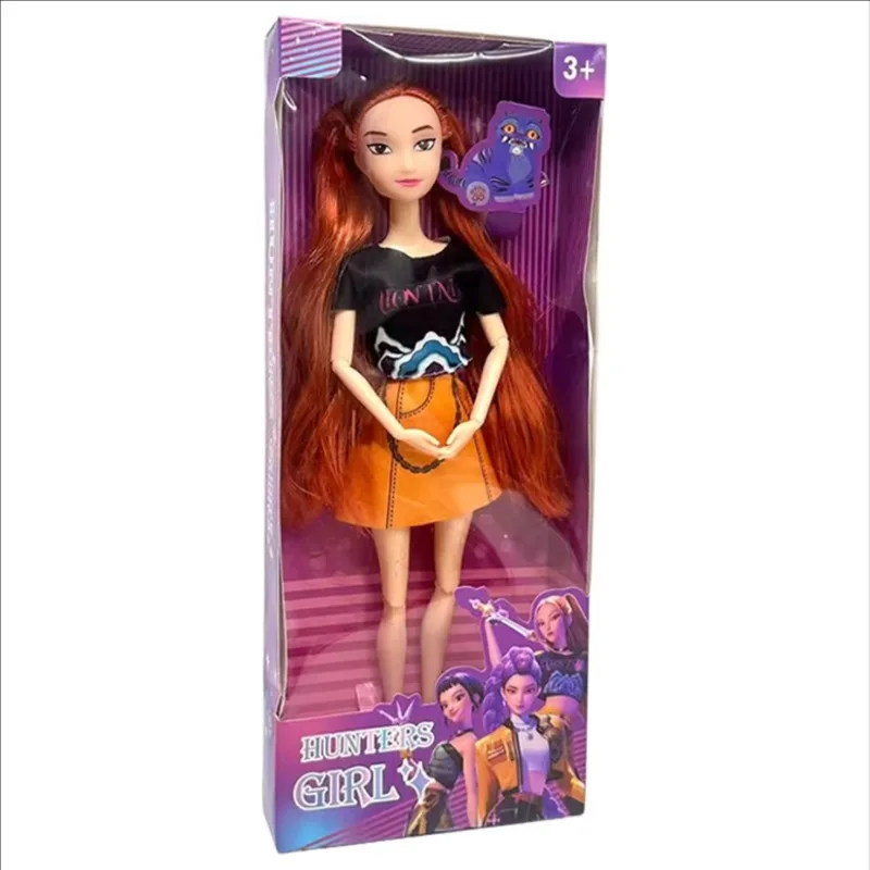 مجموعة ألعاب دمى الفينيل من سلسلة شيطان الصيادين لعام 2025، تصميم فريد من نوعه، حركة مرنة للأطفال وقت اللعب الممتع #4