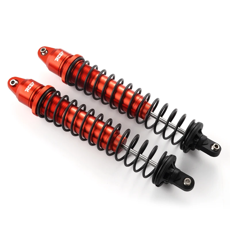 1/5 Aluminum Alloy Smooth Front Rear Shock Absorber For XMAXX RC Car Part RC Car Accessories Replacement Parts Red