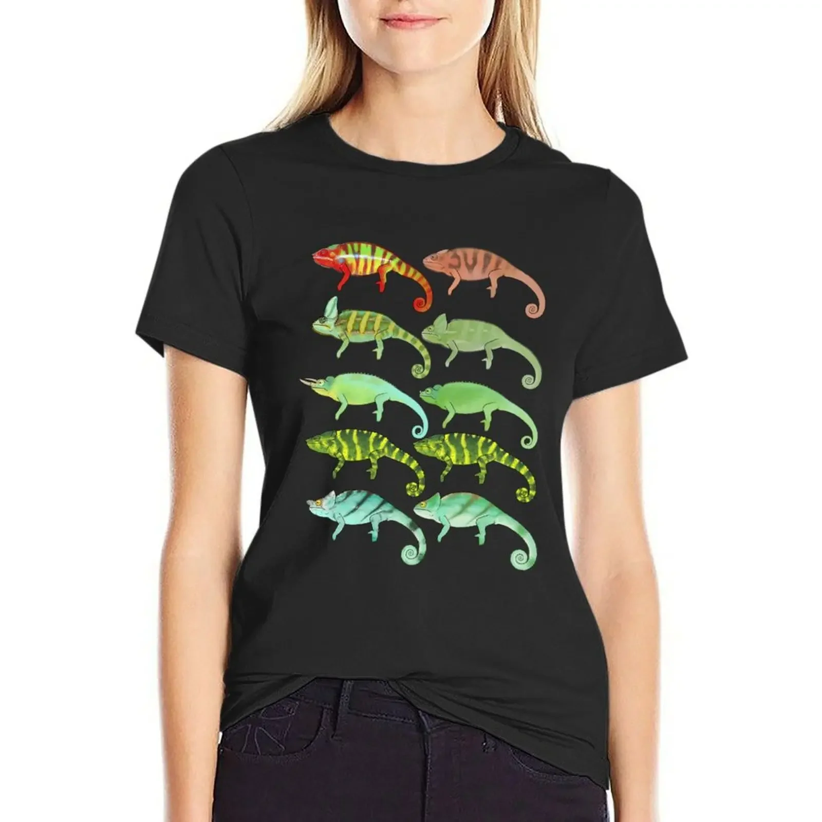 

Collection of Chameleons Release 1 T-Shirt vintage tees Woman clothing