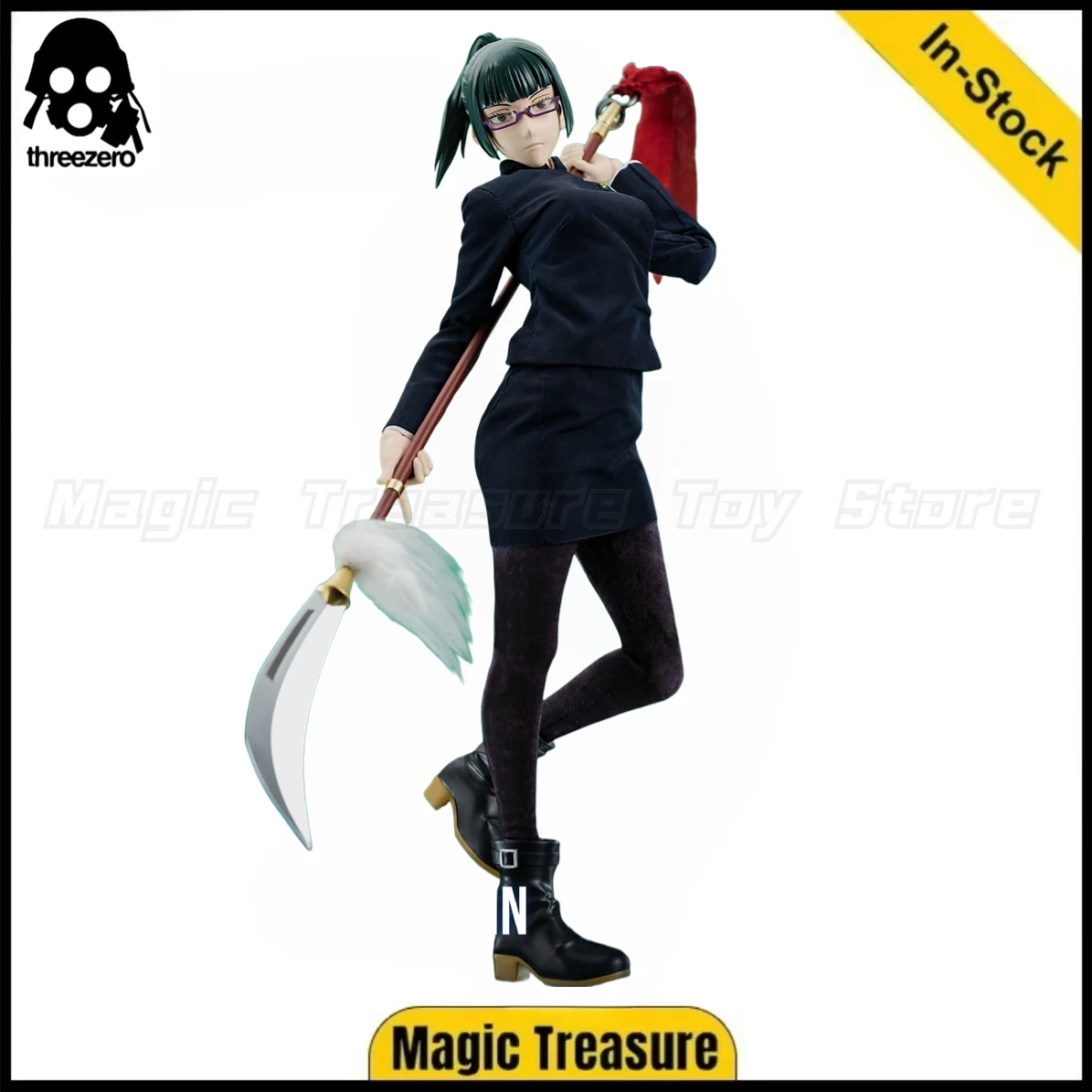 【In Stock】Original Threezero FigZero Jujutsukaisen Maki Zenin 1/6 Action Figure Figure Toy Gift