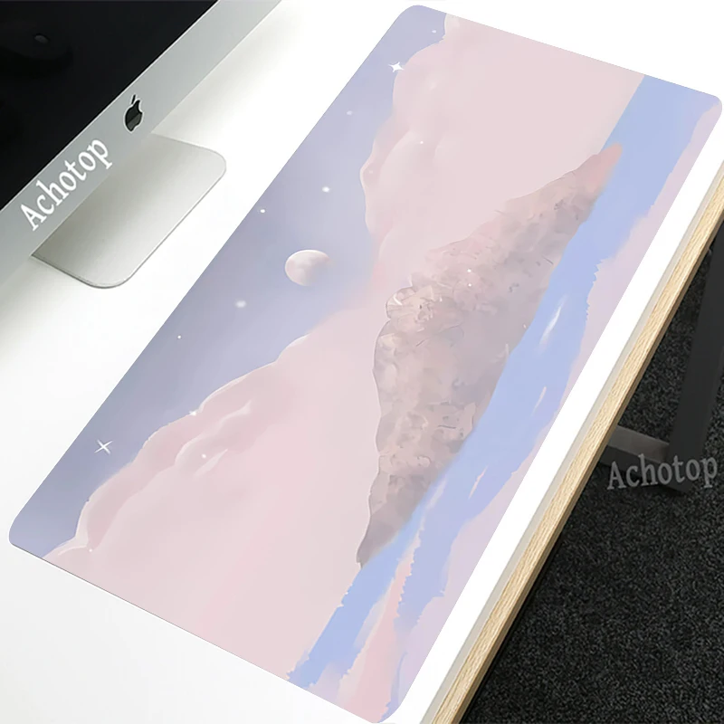 

Sky Scenery Mousepad Original Mouse Pad Computer Gaming Accessories Table Mats Laptop 900x400mm Carpets Soft Overlock Desk Mat