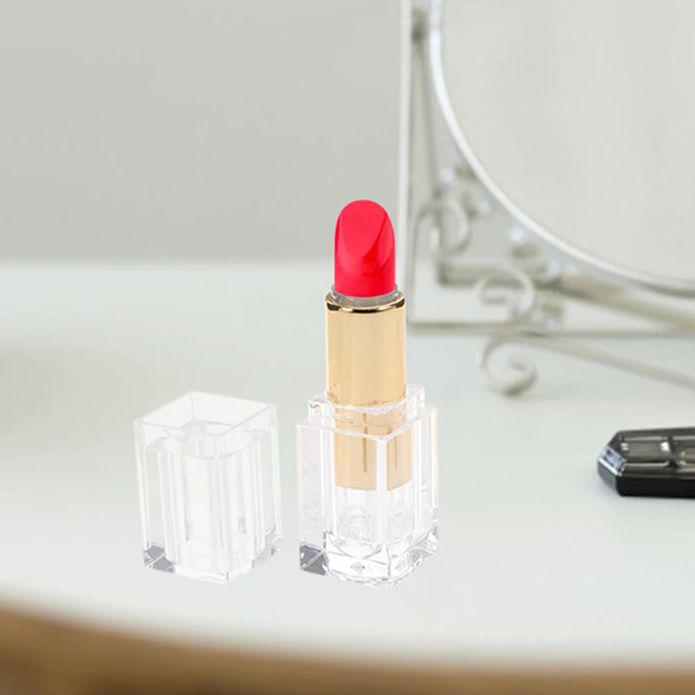 

10Pcs Transparent Empty Lipstick Tubes Refillable Lip Balm Containers DIY Lip Gloss Tubes Bulk Starter Kit for Small Business