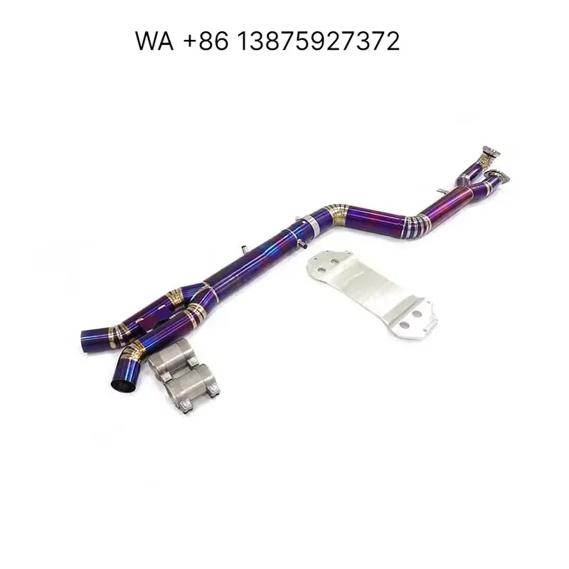 Wmwmnu ING Titanium Alloy Midpipe Exhaust Pipe with Baffle for M2 G87 3.0T High Quality Auto Performance Tuning Parts