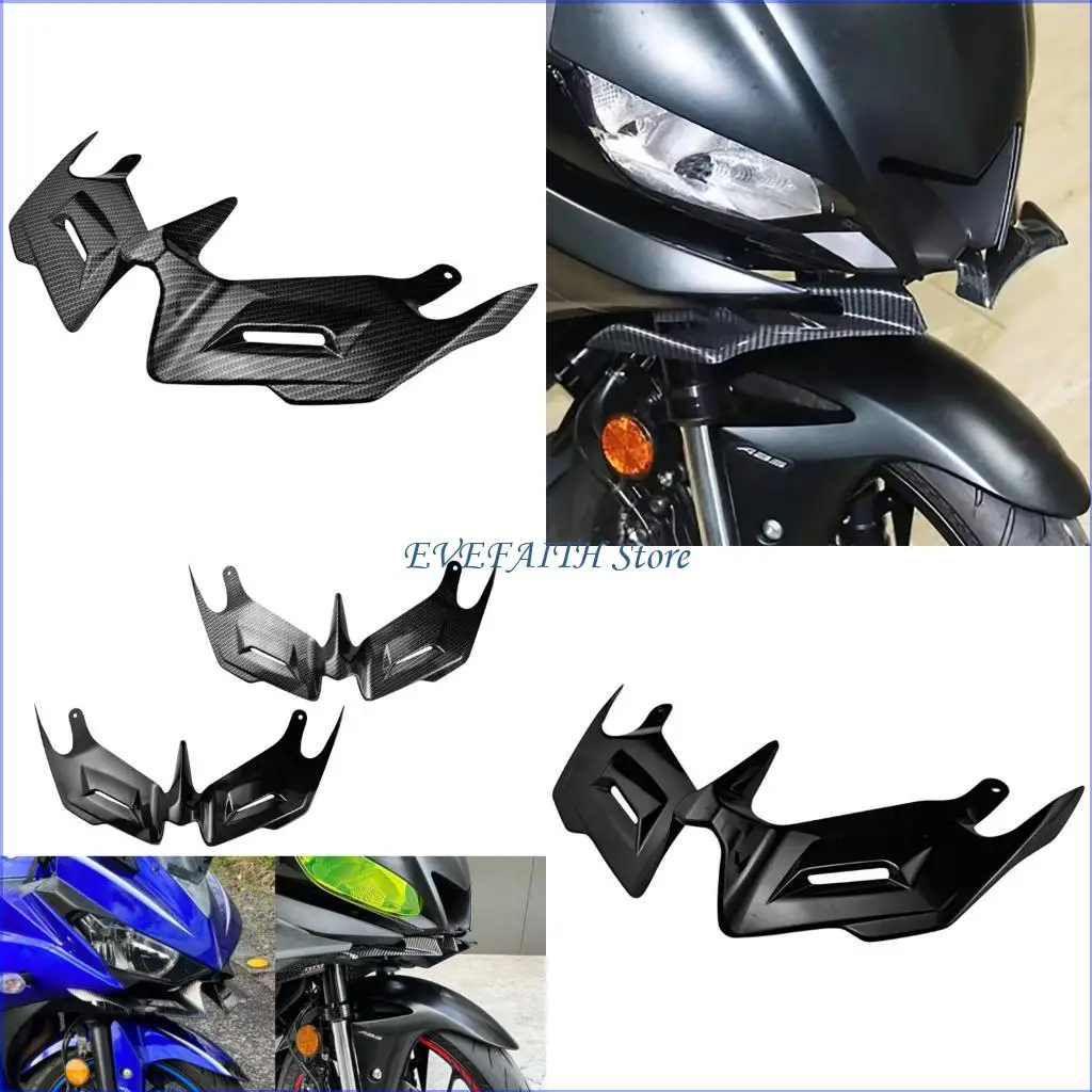 

124B Aerodynamic Motorcycle Fairing Wing ABS Material Direct Fit Wind Tunnel Design L
