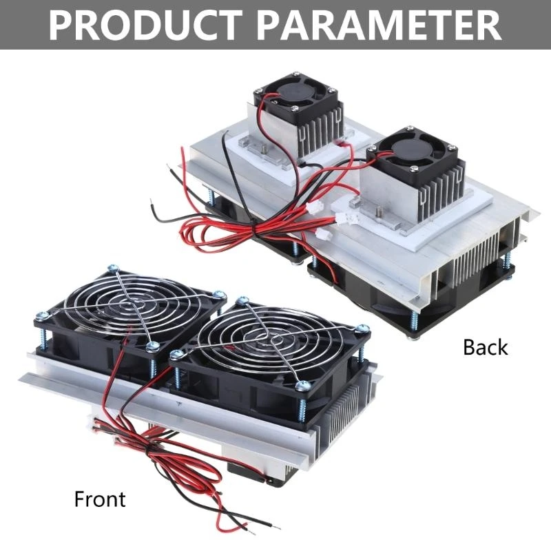 refrigerador diy Peltier 12V semicondutores Sistema resfriamento resfriamento termoelétrico Módulo dissipador