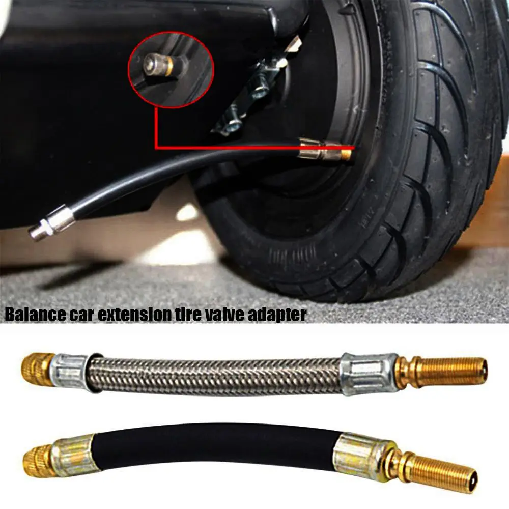 Scooter Accessories Tire Inflator Silicone Nozzles Extended Nozzle Scooters Valve Adapter Air Pump For Xiaomi Mijia M365