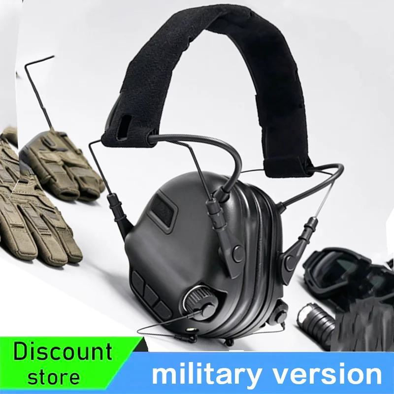 EARMOR Tactical Headset, Electronic Hearing Protection Ear Muffs, Noise Reduction Headphones for Shooting Hunting Airsoft
