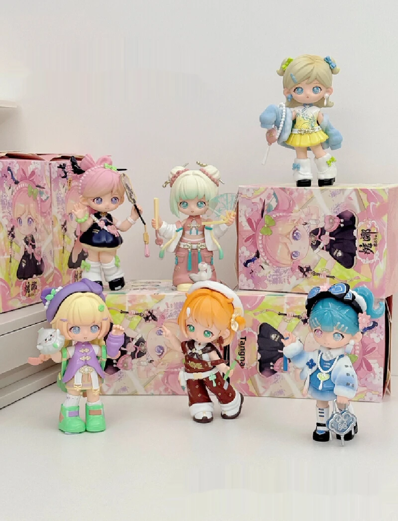 

Simontoys Oriental Overture Series Chinese Style Blind Box Cute Doll Trendy Play Handmade Ornament Mysterious Box Surprise Gift