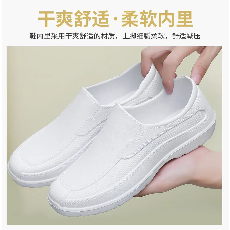 Men's Four Season Universal Rain Boots Commuting Anti Slip Waterproof Light Wear-Resistant Rubber Chef Work Shoes for Women 2026 view 4