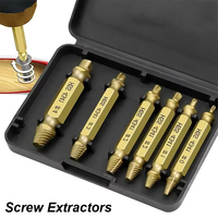 Damaged Screw Extractor Set HSS Drill Bit Stripped Broken Remover Small Easily Quickly Take Out Kit Easy Demolition Power Tools