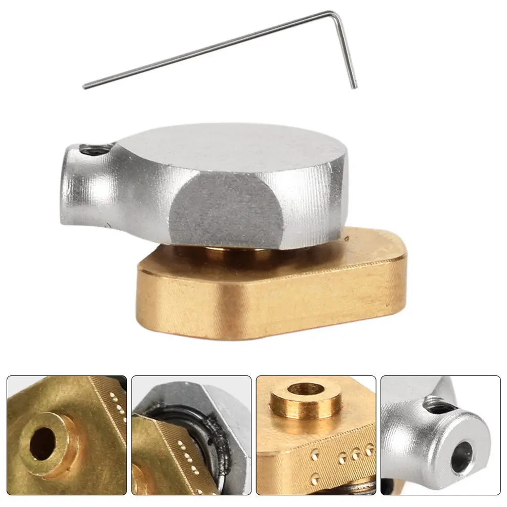 2Pcs Tattoos Machine Eccentric Wheel Adjustable Center Balance Golden Rotary Cam Wheel for Most Tattoos Motors 0.9mm Hex Socket