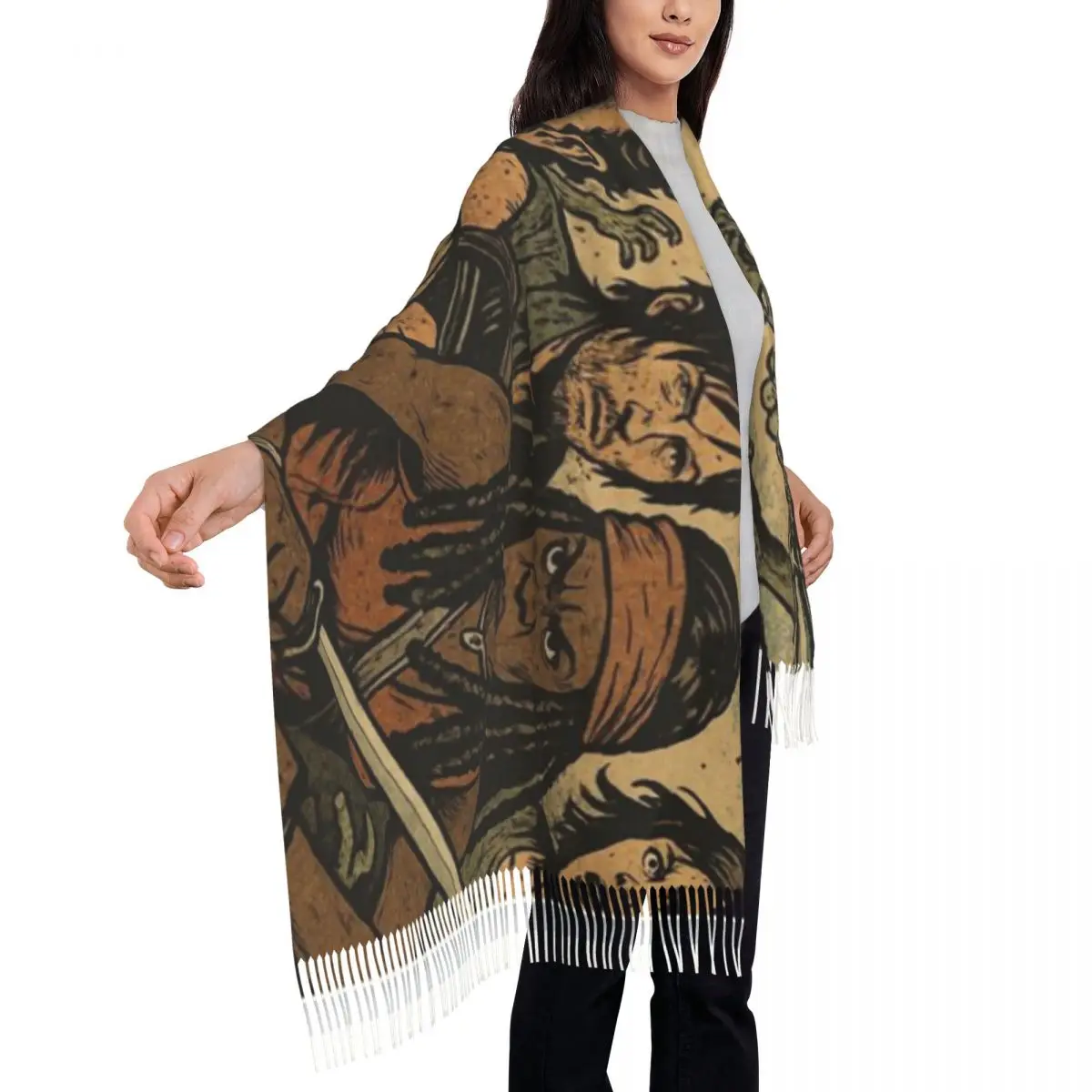 the-walking-dead-scary-zombie-series-72x197cm-chale-une-echarpe-a-pompons