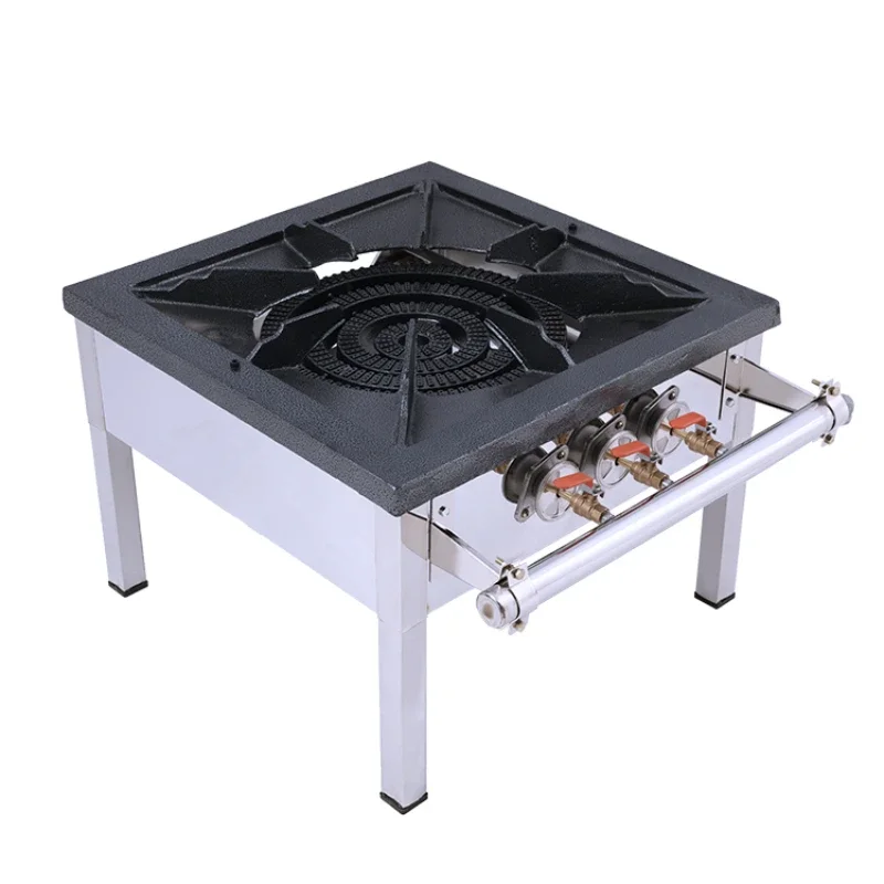 For LYROE Professional manufacturer 4 rings big cast iron burner gas stand stove gas 4-rings burner