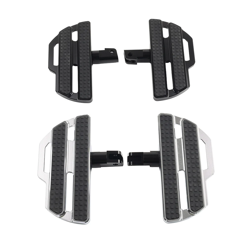 

2x алюминиевые передние подножки для мотоцикла, педали для водителя, для Honda Gold Wing GL1800 Goldwing 2001-2024, черные/хромированные