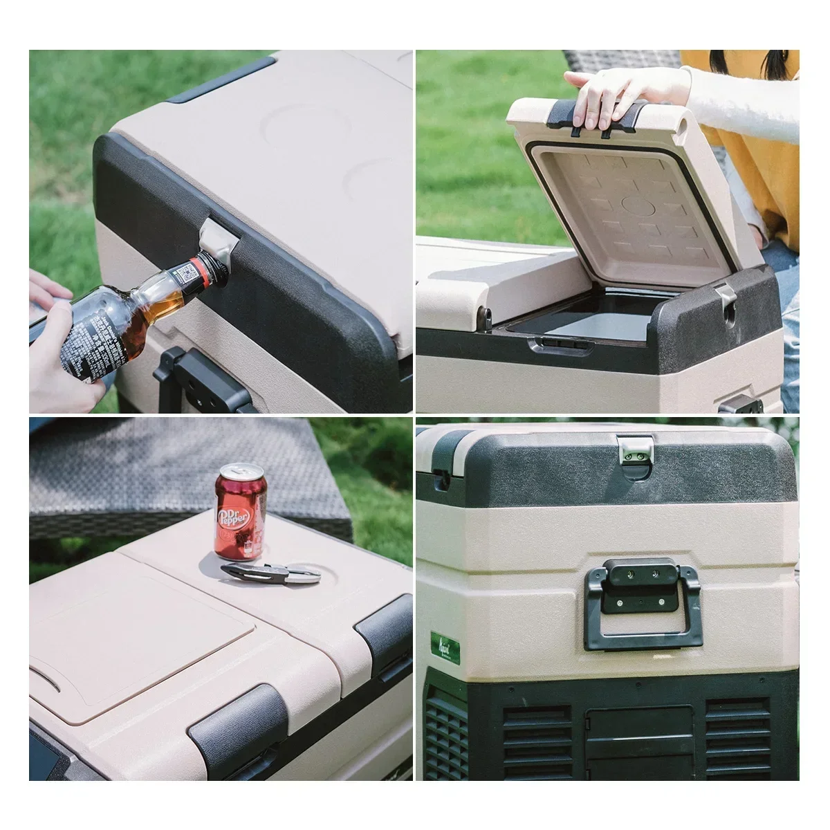 Portable Dc Compressor Caravan Van Camping Outdoor Chest Freezer Battery Powered Solar Car Fridge