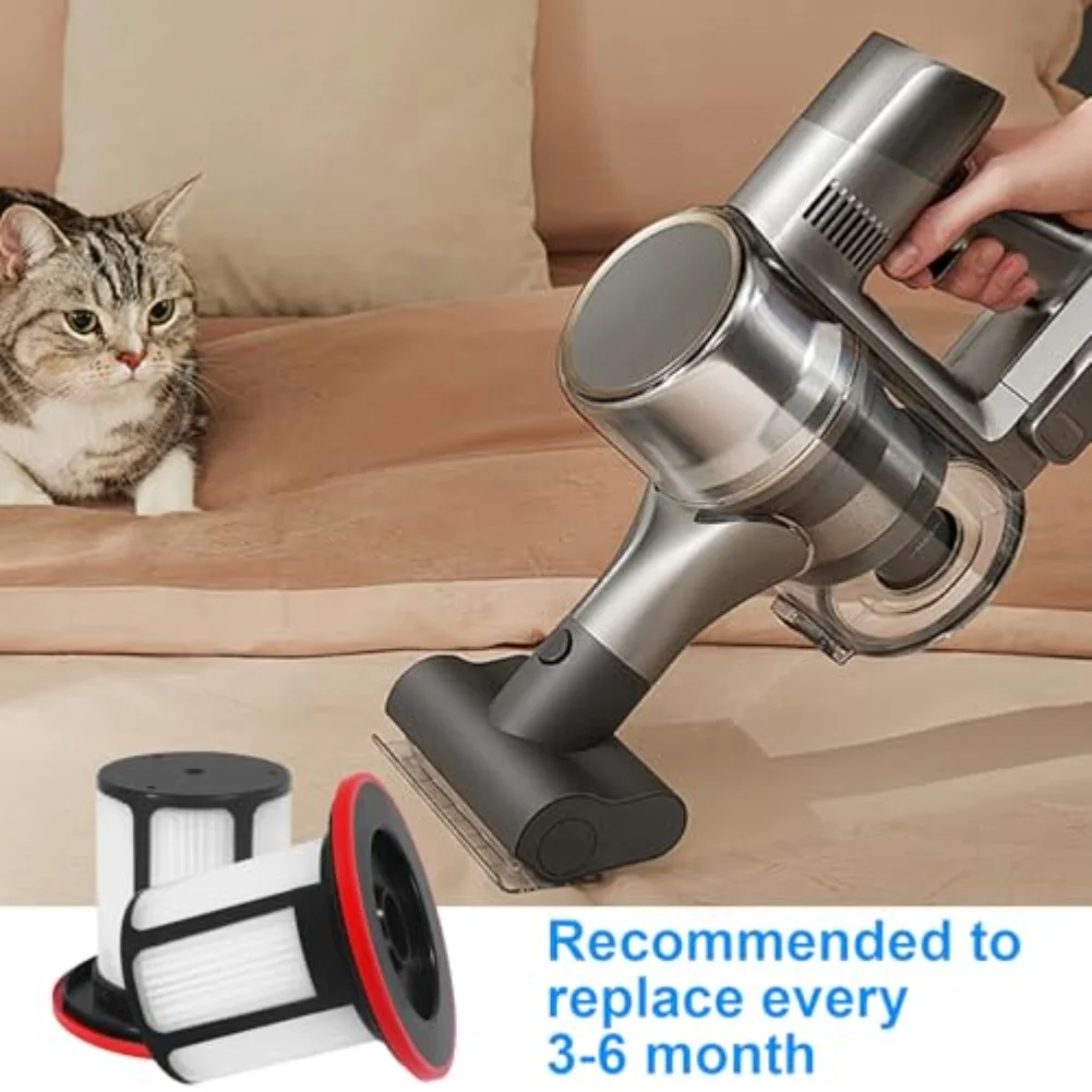 فلتر استبدال فلتر المكنسة الكهربائية لجزء استبدال شاشة الفلتر الأساسي للمكنسة الكهربائية غير المحدودة من سلسلة 6