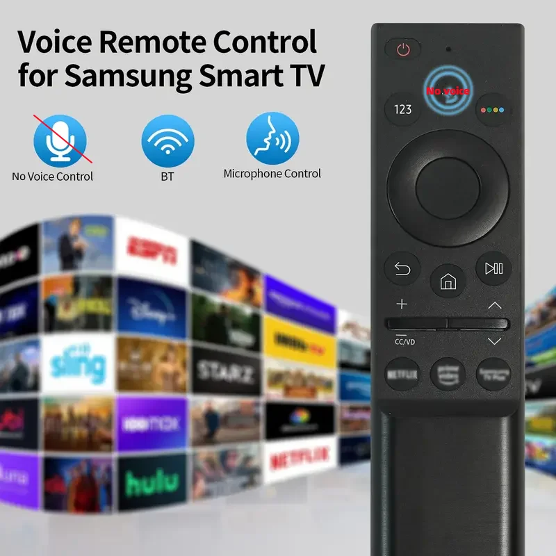 BN59-01363B No Voice Remote Control for Samsung Smart TV NEO QLED/QLED Series,Compatible with QN43LS03AAFXZA QN55LS03AAFXZA