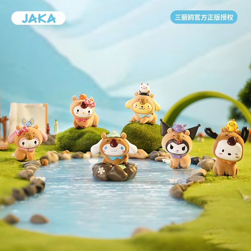 

Kuromi Capibara Collaborative Series Blind Box - Kawaii Hello Kitty Collectible Figure Trendy Mystery Gift Toy