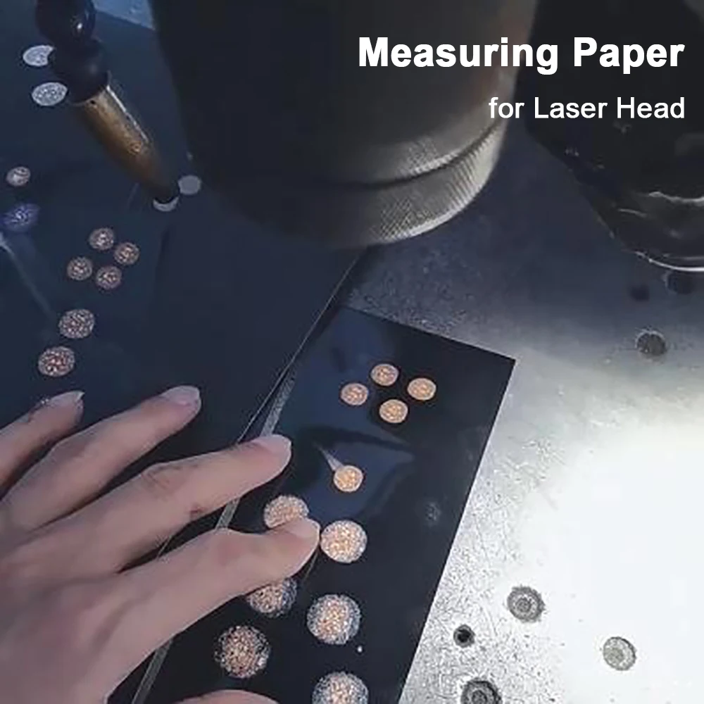 Laser Light Point Measuring Paper Laser Film Test Cleanliness Protective Focus Collimator Lens for Laser Cutting Welding Marking
