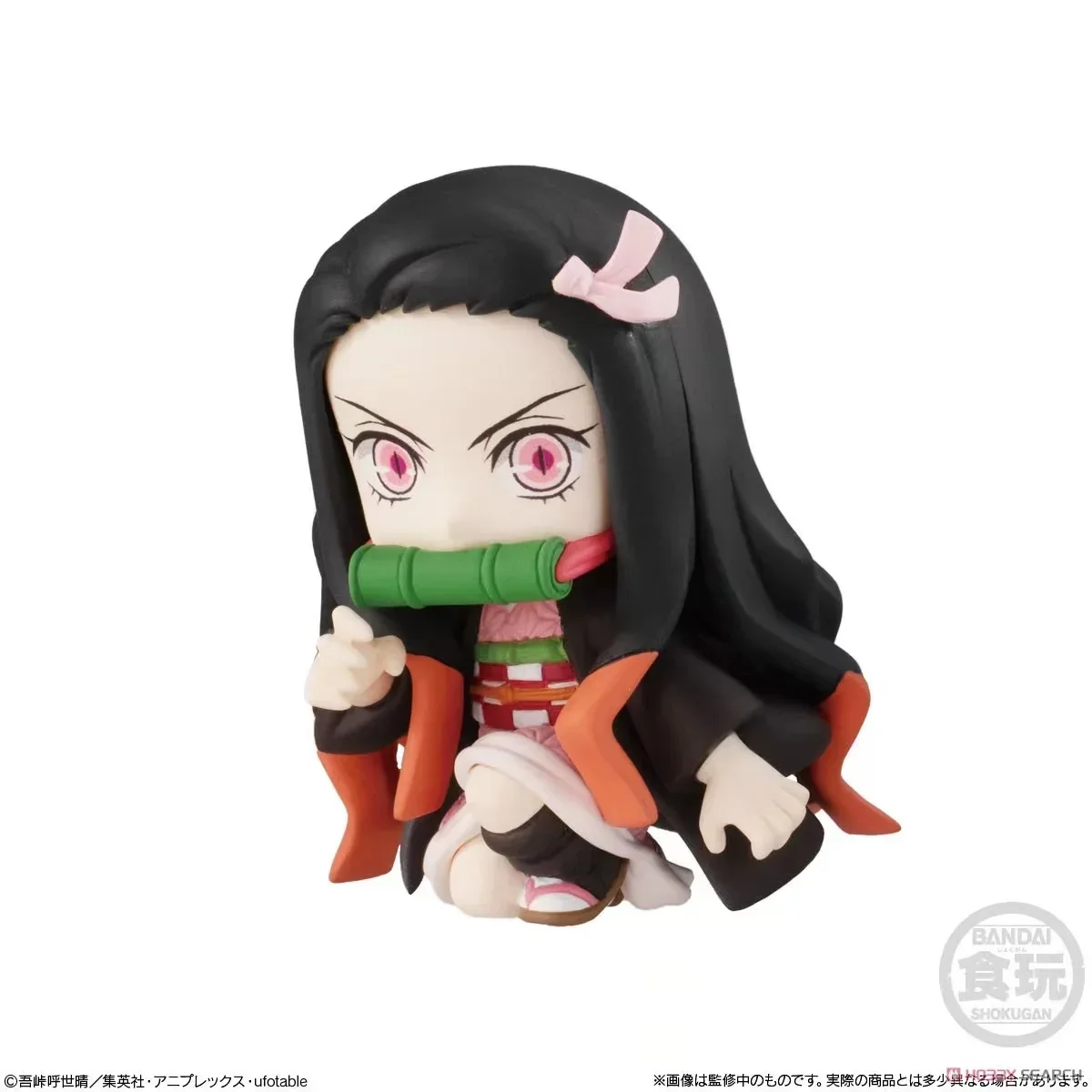 Modelo em escala genuína Demon Slayer Kamado Tanjirou Nezuko Agatsuma Zenitsu Anime Figura de ação periférica brinquedos