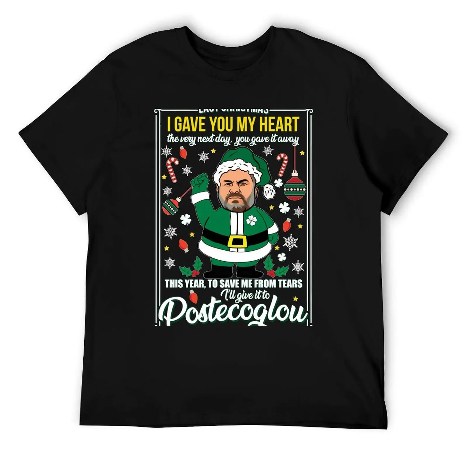هذا العام لإنقاذني من الدموع، سأعطيها إلى Postecoglou تي شيرت رجل التي شيرت تي شيرت #1