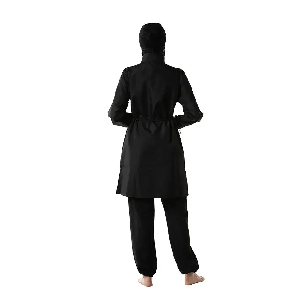 

3PCS Women Islamic Muslim Burkini Hijab Costume Modest Swimwear Beach Swimming Bathing Suit Swmisuit Arab Conservative Swim Set
