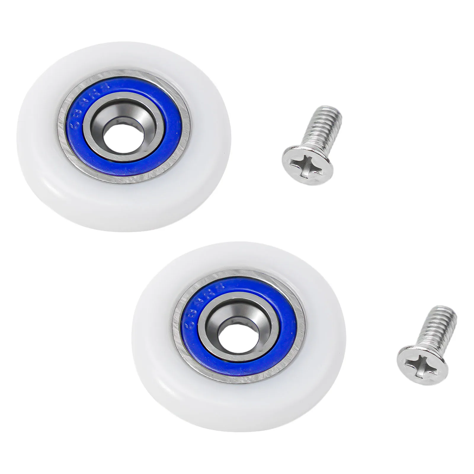 4pcs Bath Shower Door Roller Wheel 28mm Bearing Roller Wheel 26/27/28/29mm Sliding Door Wheel Runner Pulley Shower Parts