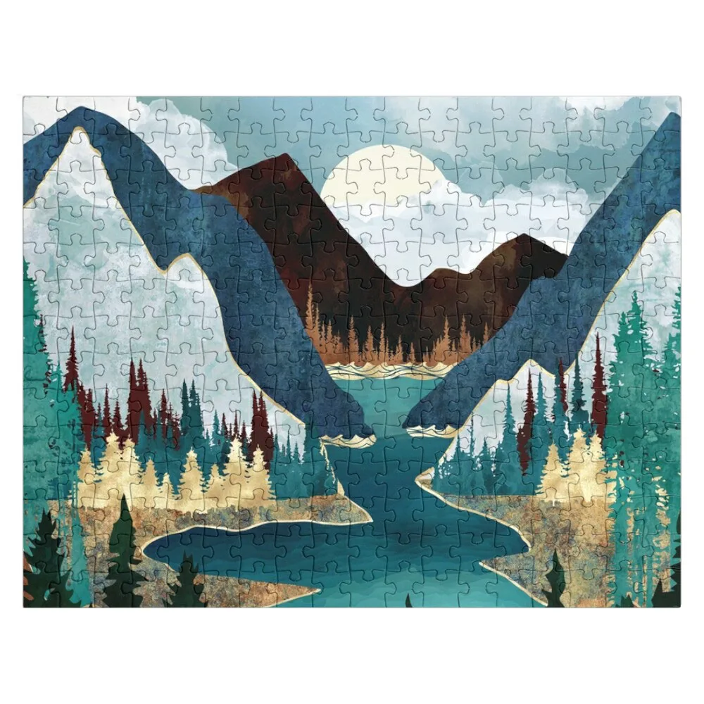 

River Vista Jigsaw Puzzle Custom Puzzle Photo Personalized Puzzle For Kids Toddler Toys Wood Puzzle