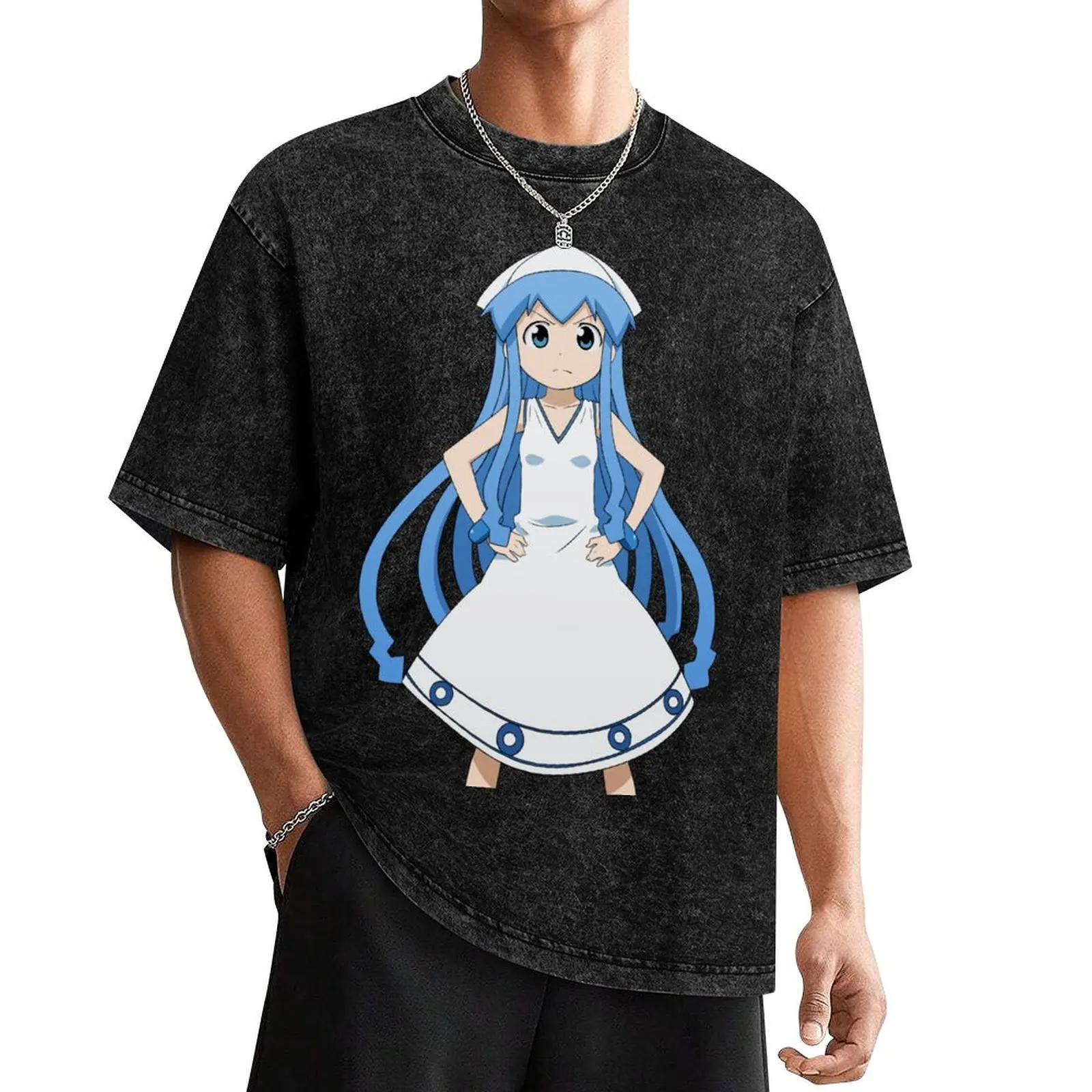 Ika Musume (Squid Girl) T-Shirt topping luxury t-shirt summer 2025 anime shirts men